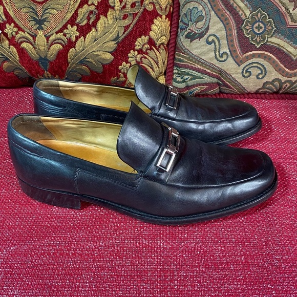 BALLY Birocco of Switzerland Sz 11.5 D Black Leather Loafers - Swiss Mad… main image 12